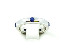 Anello Adolfo Courrier Donna in Oro bianco Zaffiro 0.70 Ct PSJ03 - PSJ03